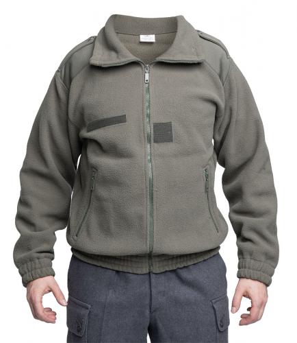 French Fleece Jacket, Green, Surplus